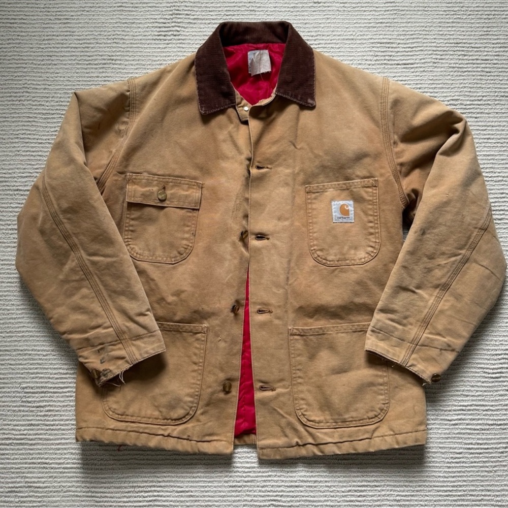 Vintage Carharrtt chore jacket brown
